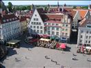 view of Town Hall Square from the Town Hall's tower
